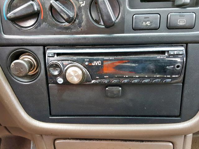 JT2BG12K3T0376035 - 1996 TOYOTA CAMRY DX TAN photo 9