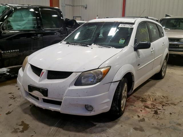 5Y2SM64863Z461817 - 2003 PONTIAC VIBE WHITE photo 2