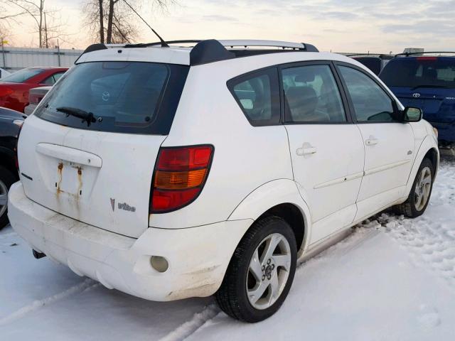 5Y2SM64863Z461817 - 2003 PONTIAC VIBE WHITE photo 4