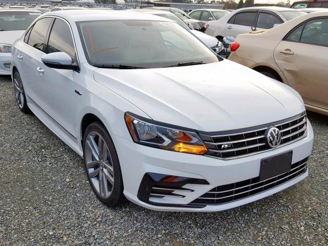 1VWDT7A30HC073595 - 2017 VOLKSWAGEN PASSAT R-L WHITE photo 1
