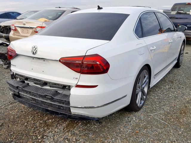 1VWDT7A30HC073595 - 2017 VOLKSWAGEN PASSAT R-L WHITE photo 4