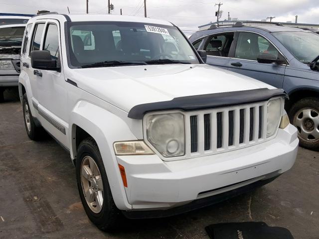 1C4PJMAK0CW127593 - 2012 JEEP LIBERTY SP WHITE photo 1