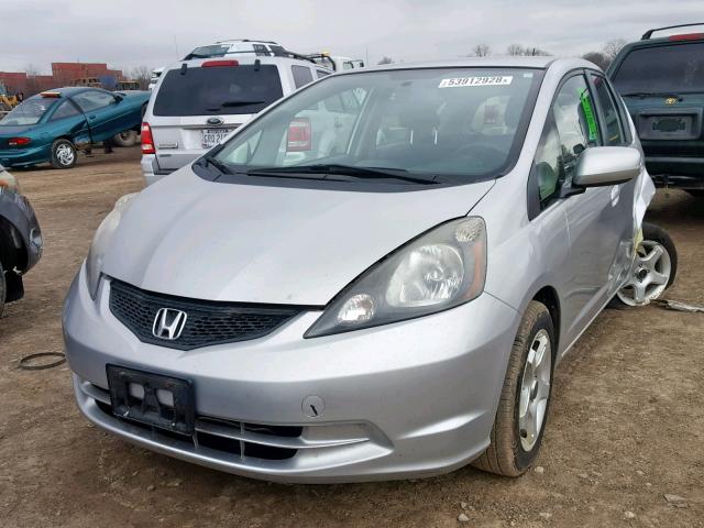 JHMGE8H39CS003368 - 2012 HONDA FIT SILVER photo 2