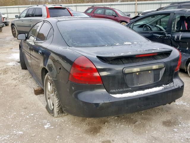 2G2WP552481106209 - 2008 PONTIAC GRAND PRIX BLACK photo 3