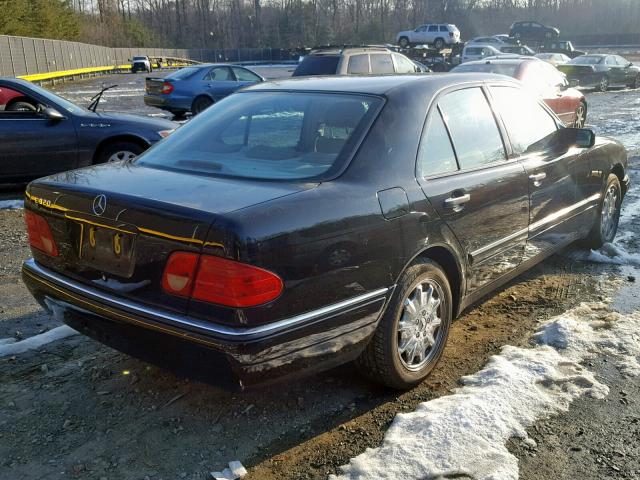 WDBJF65H9XA765179 - 1999 MERCEDES-BENZ E 320 BLACK photo 4