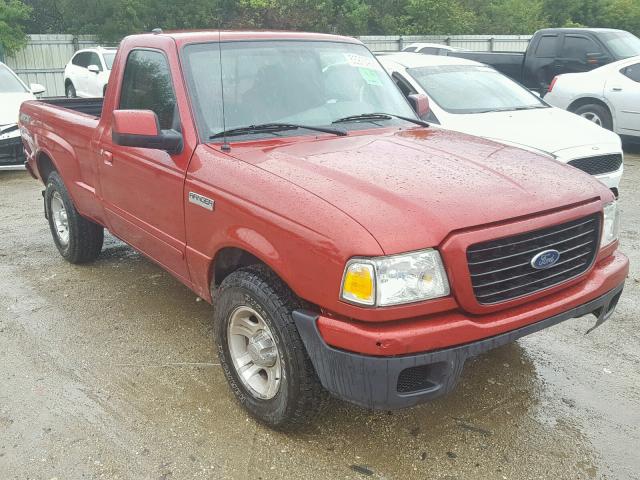 1FTYR10D47PA30914 - 2007 FORD RANGER RED photo 1