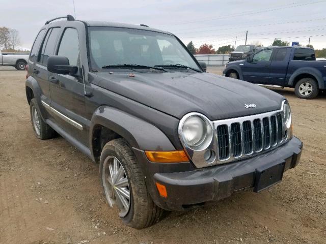 1J4GL58K75W505928 - 2005 JEEP LIBERTY LI GRAY photo 1