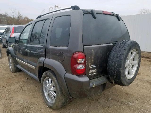 1J4GL58K75W505928 - 2005 JEEP LIBERTY LI GRAY photo 3