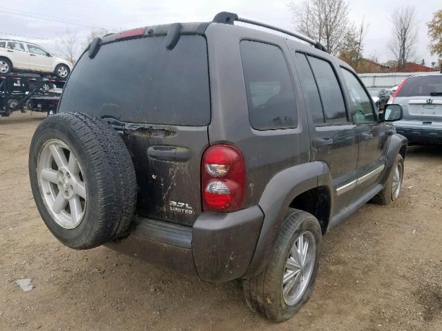 1J4GL58K75W505928 - 2005 JEEP LIBERTY LI GRAY photo 4