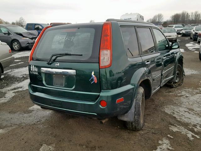 JN8BT08T25W000850 - 2005 NISSAN X-TRAIL XE GREEN photo 4