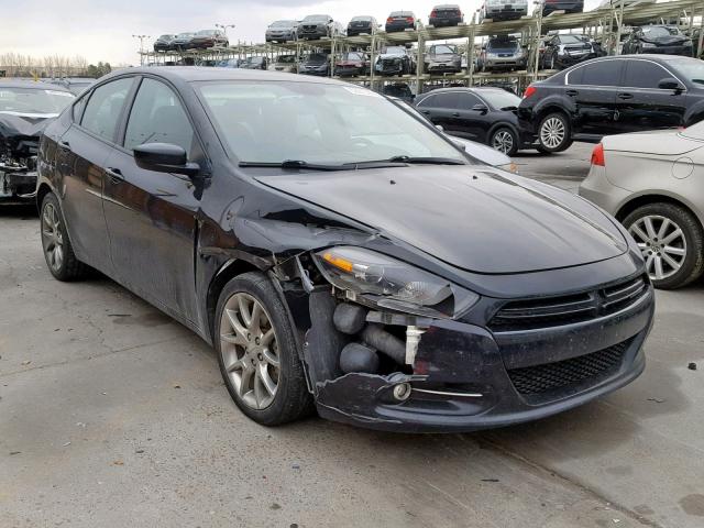 1C3CDFBAXDD340155 - 2013 DODGE DART SXT BLACK photo 1