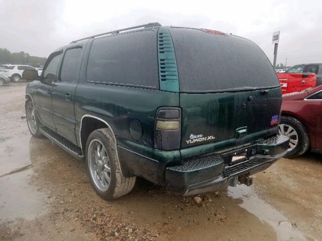 1GKFK66U23J135632 - 2003 GMC YUKON XL D GREEN photo 3