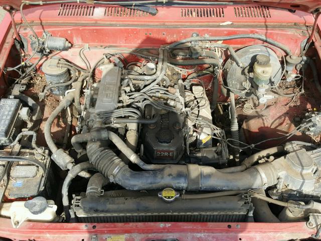 4TARN81A0PZ078147 - 1993 TOYOTA PICKUP 1/2 RED photo 7