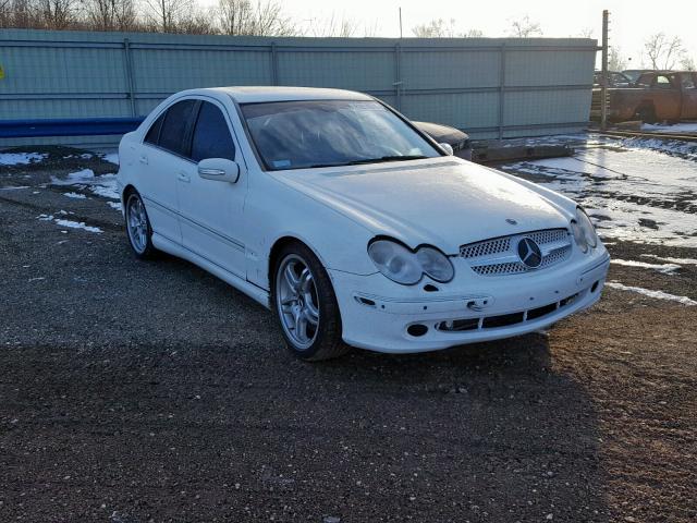 WDBRF76J15F629638 - 2005 MERCEDES-BENZ C 55 AMG WHITE photo 1