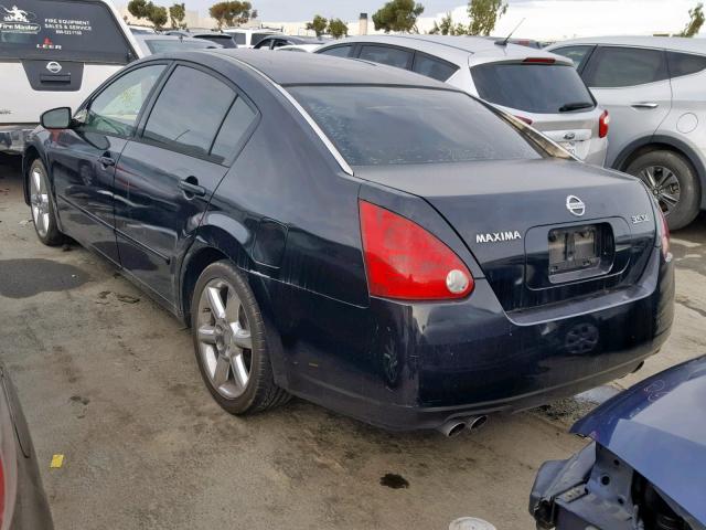 1N4BA41EX5C834375 - 2005 NISSAN MAXIMA SE BLACK photo 3