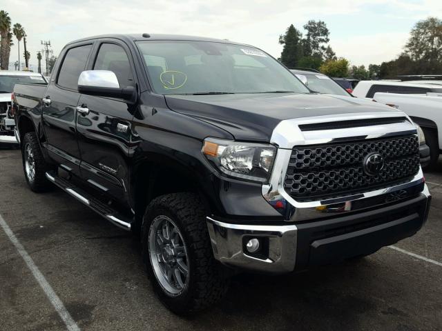 5TFDY5F14JX700538 - 2018 TOYOTA TUNDRA CRE BLACK photo 1