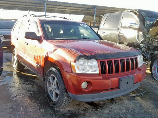 1J4HS48NX5C648336 - 2005 JEEP GRAND CHER RED photo 1