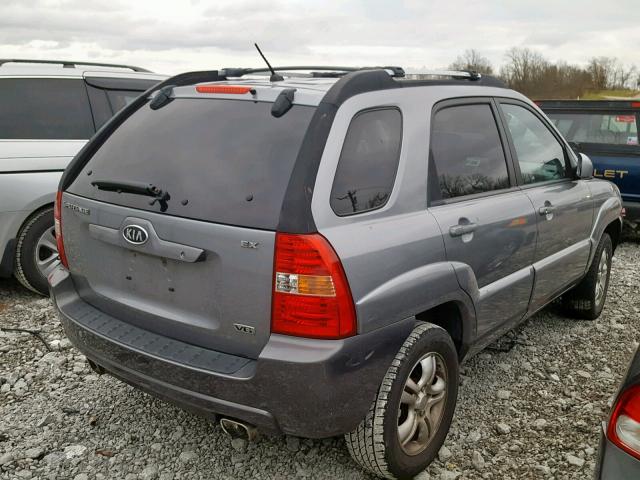 KNDJF723967263073 - 2006 KIA NEW SPORTA GRAY photo 4