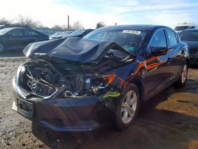 19VDE1F3XDE005481 - 2013 ACURA ILX 20 BLACK photo 2