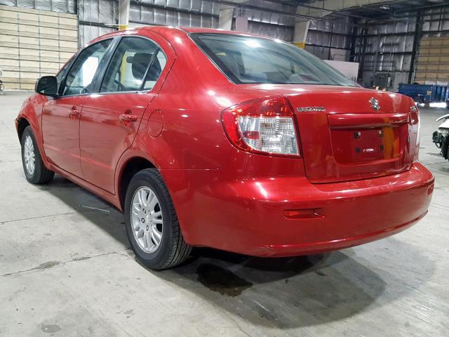 JS2YC5A37D6102453 - 2013 SUZUKI SX4 LE RED photo 3