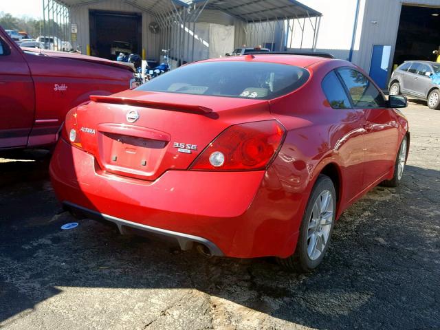 1N4BL24E98C113978 - 2008 NISSAN ALTIMA 3.5 RED photo 4