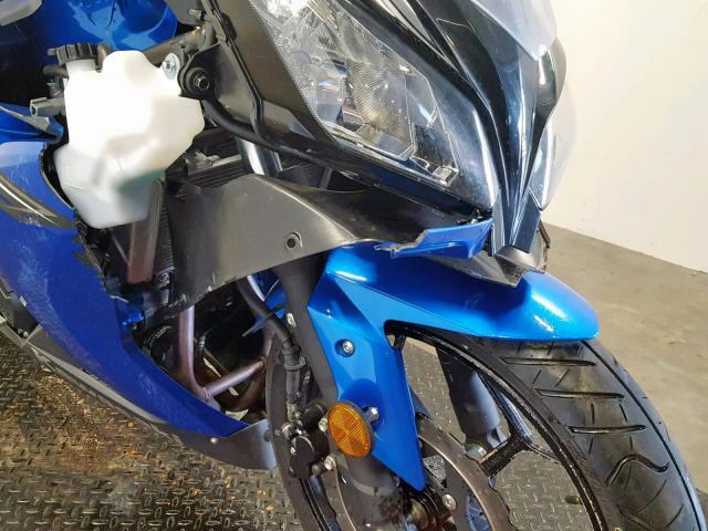 JKAEX8A19HDA33250 - 2017 KAWASAKI EX300 A BLUE photo 9