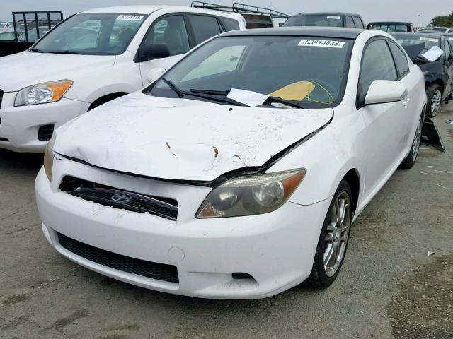 JTKDE177670162634 - 2007 TOYOTA SCION WHITE photo 2