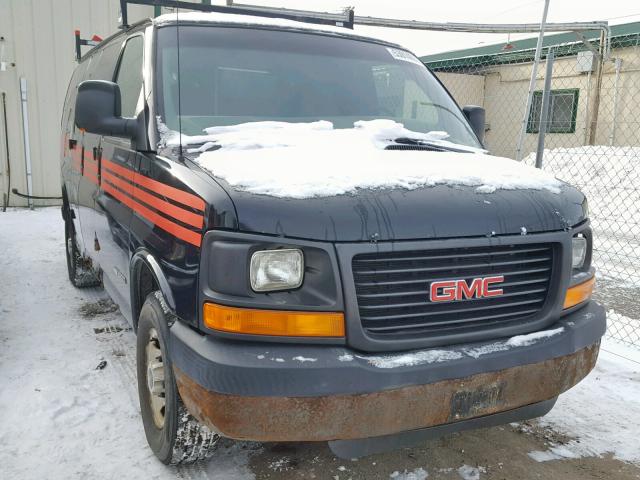 1GTHG35U451216446 - 2005 GMC SAVANA G35 BLUE photo 1