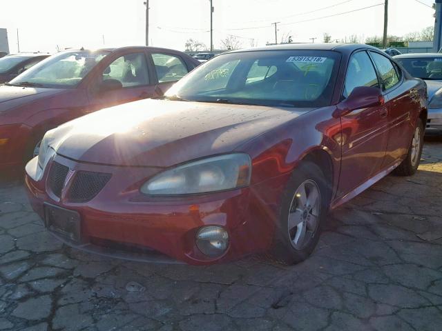2G2WP522851133395 - 2005 PONTIAC GRAND PRIX BURGUNDY photo 2