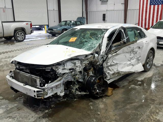 1G1ZH57B49F235895 - 2009 CHEVROLET MALIBU 1LT WHITE photo 2