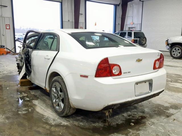 1G1ZH57B49F235895 - 2009 CHEVROLET MALIBU 1LT WHITE photo 3