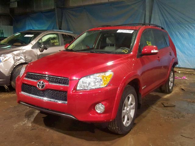 2T3DF4DV7BW159092 - 2011 TOYOTA RAV4 LIMIT RED photo 2