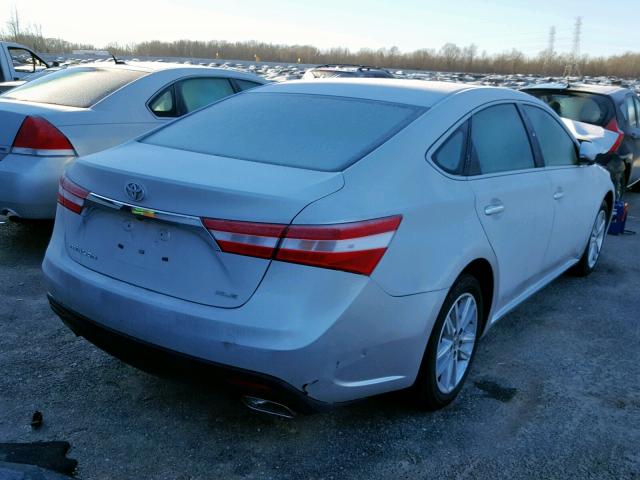 4T1BK1EB8DU021188 - 2013 TOYOTA AVALON BAS SILVER photo 4