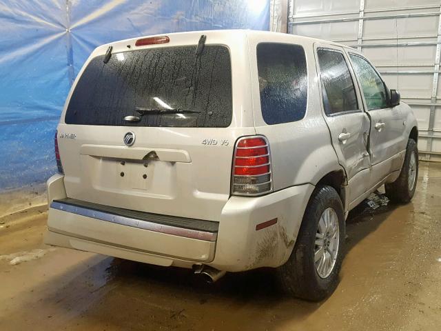 4M2YU91127KJ13041 - 2007 MERCURY MARINER LU TAN photo 4