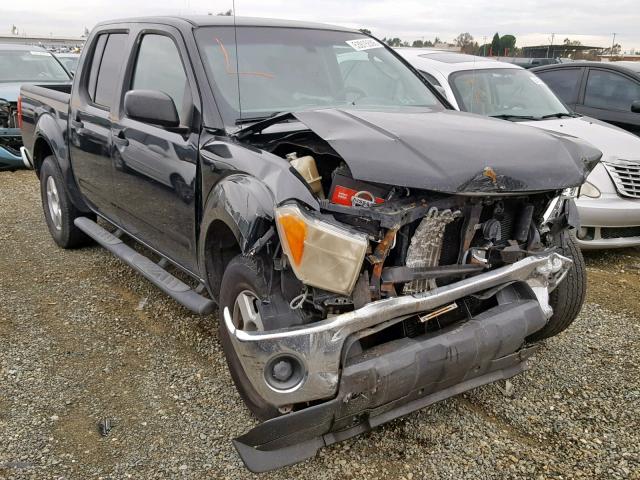 1N6AD07U65C432340 - 2005 NISSAN FRONTIER C BLACK photo 1