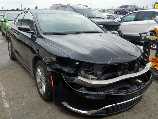 1C3CCCAB9FN691230 - 2015 CHRYSLER 200 LIMITE BLACK photo 1