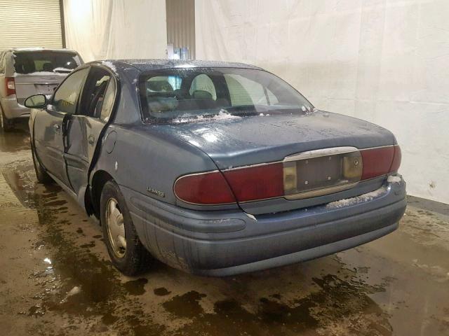 1G4HP54K5Y4138754 - 2000 BUICK LESABRE CU BLUE photo 3