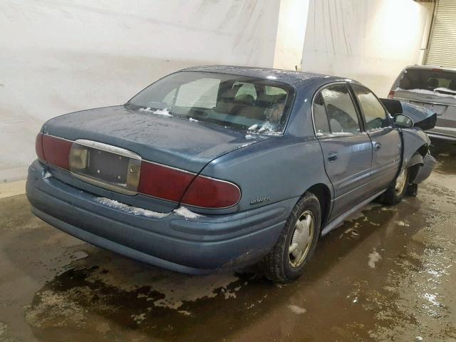 1G4HP54K5Y4138754 - 2000 BUICK LESABRE CU BLUE photo 4