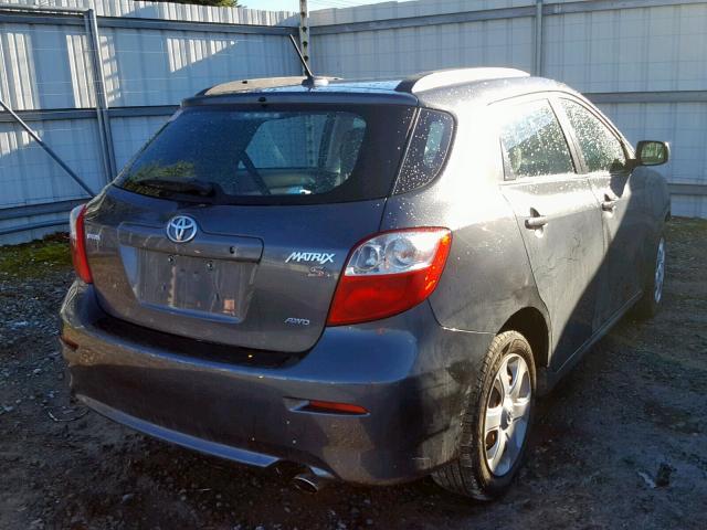 2T1LE40E09C006854 - 2009 TOYOTA COROLLA MA GRAY photo 4