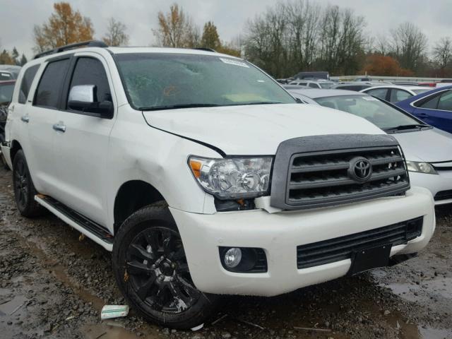 5TDDY5G13HS153521 - 2017 TOYOTA SEQUOIA PL WHITE photo 1