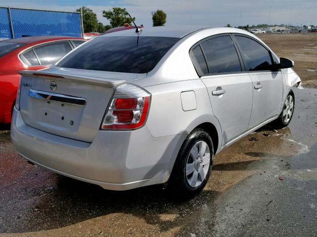 3N1AB6AP8BL673818 - 2011 NISSAN SENTRA 2.0 SILVER photo 4