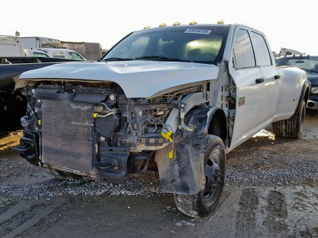 3D73Y4CL7BG634011 - 2011 DODGE RAM 3500 WHITE photo 2