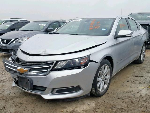 2G1105S30H9145543 - 2017 CHEVROLET IMPALA LT SILVER photo 2