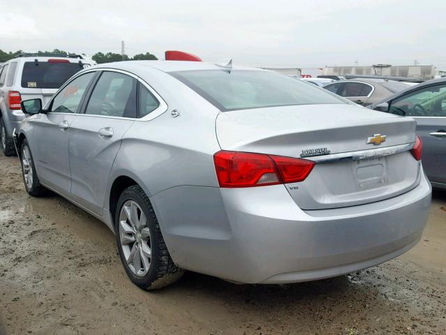 2G1105S30H9145543 - 2017 CHEVROLET IMPALA LT SILVER photo 3