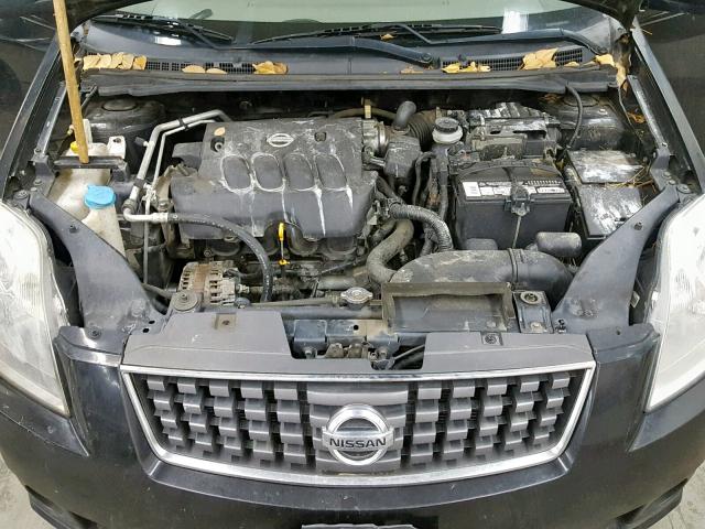 3N1AB61E97L641501 - 2007 NISSAN SENTRA 2.0 BLACK photo 7