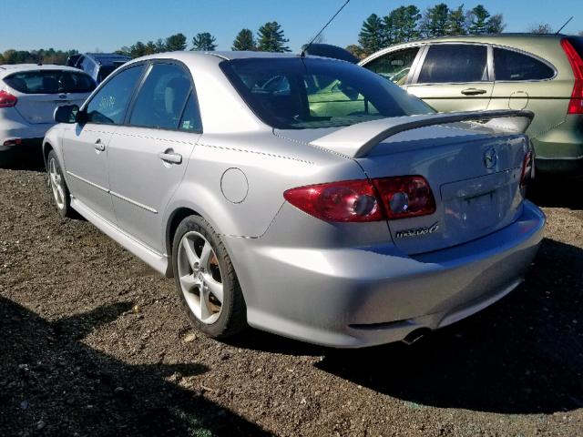 1YVHP80C055M40652 - 2005 MAZDA 6 I SILVER photo 3