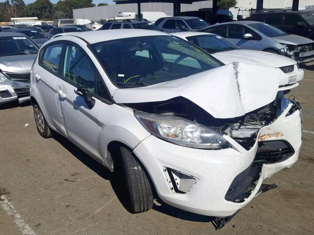 3FADP4TJ7DM162659 - 2013 FORD FIESTA S WHITE photo 1