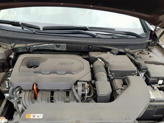 5NPE34AF7GH327306 - 2016 HYUNDAI SONATA SPO BROWN photo 7