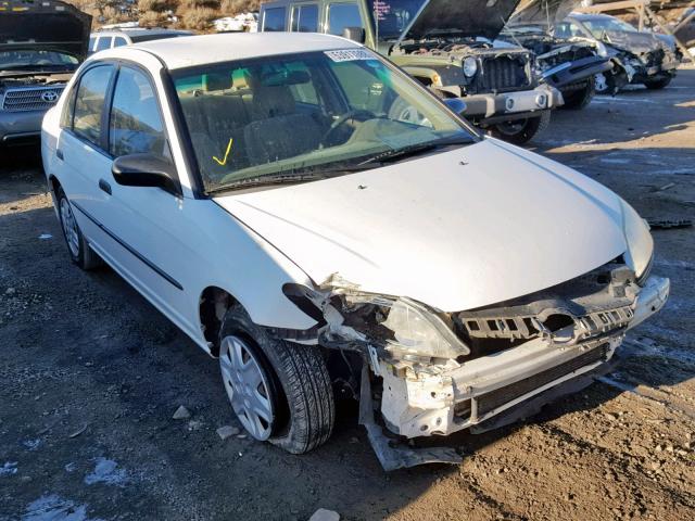 2HGES16465H620324 - 2005 HONDA CIVIC DX WHITE photo 1