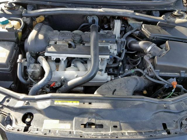 YV1TS59H041379721 - 2004 VOLVO S80 2.5T BLACK photo 7